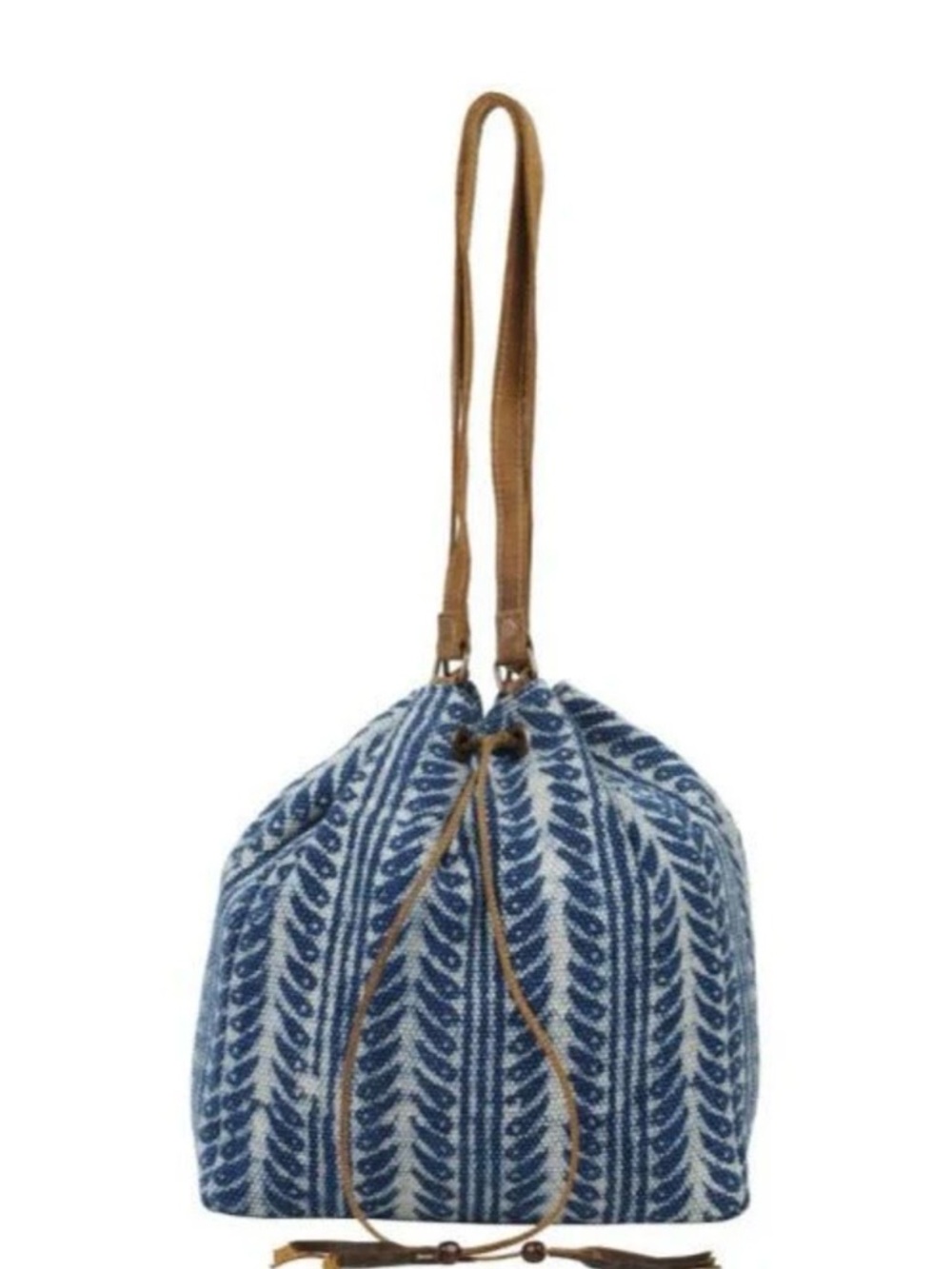 NWT - Myra Blue Raindrop Bucket Bag - Picture 3 of 11
